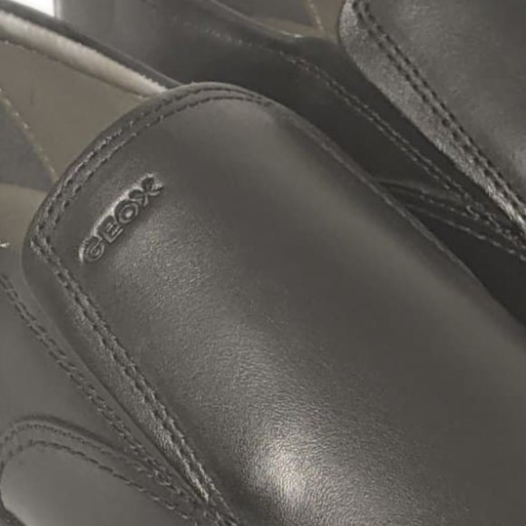 Geox J Federico N Kids Leather Slip On Shoe Black - Picture 10 of 11